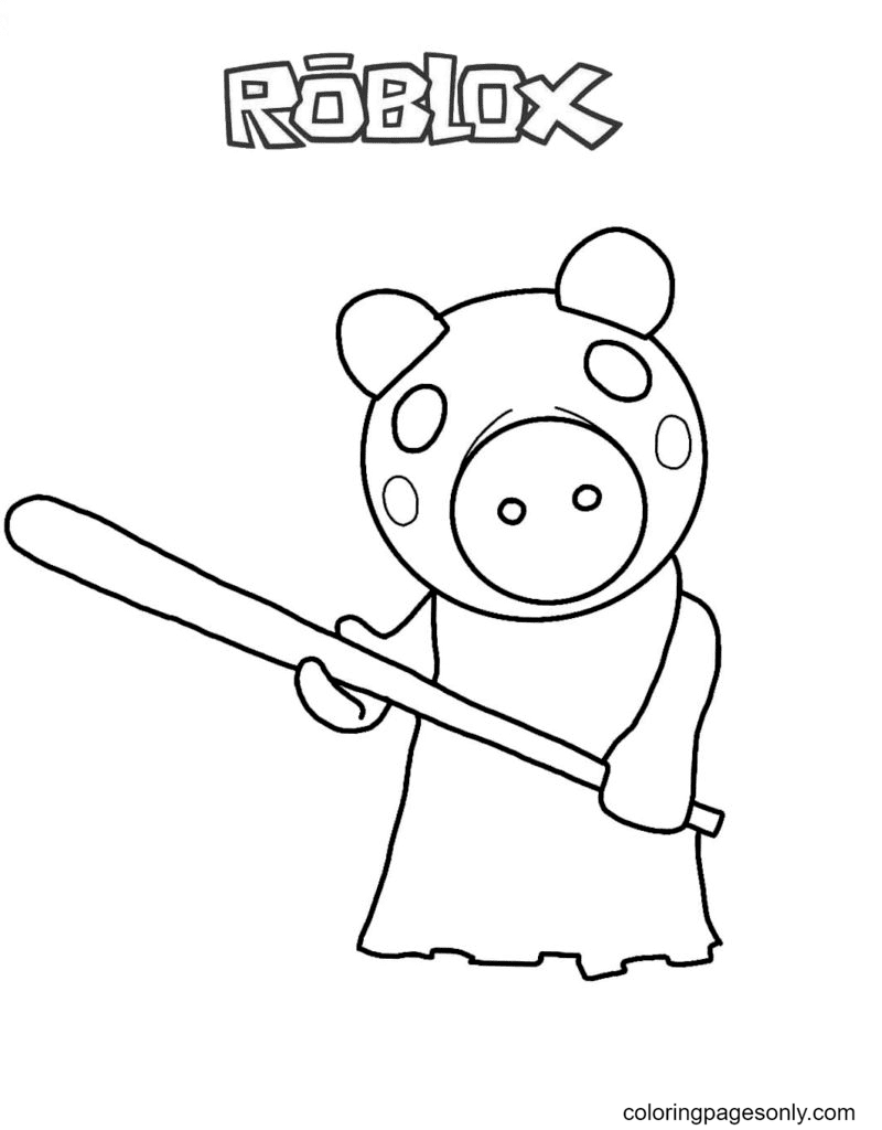 Piggy coloring pages printable for free download