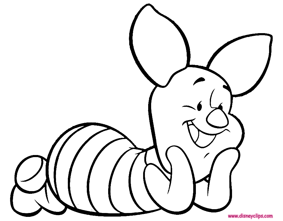 Piglet coloring pages