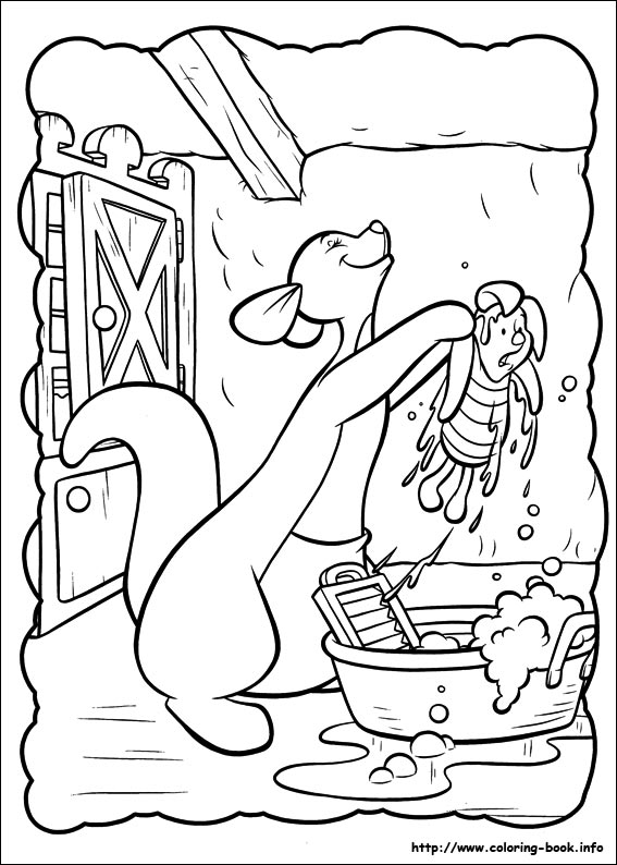 Piglet coloring picture