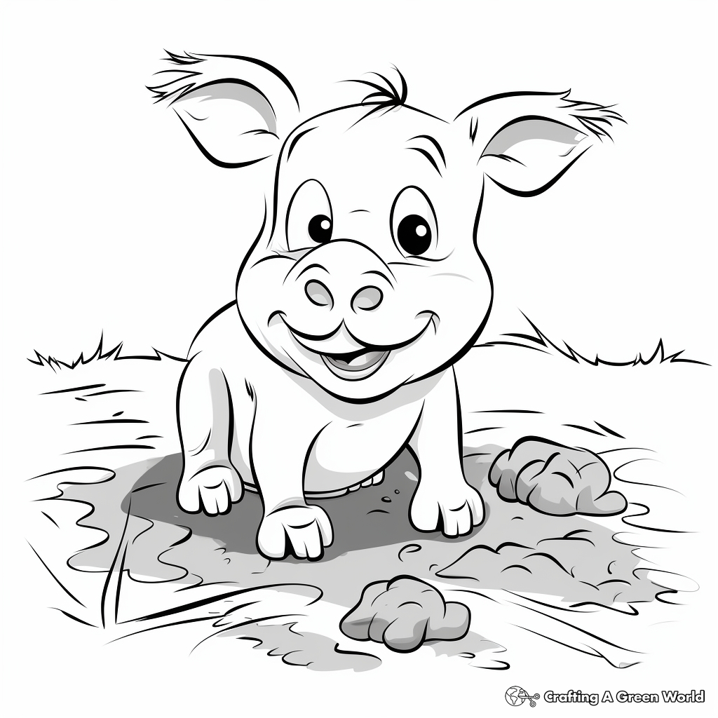 Piglet coloring pages