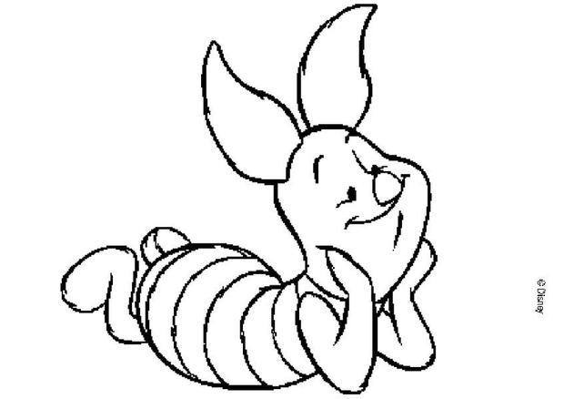 Piglet coloring pages