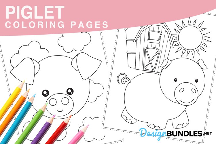 Piglet coloring pages