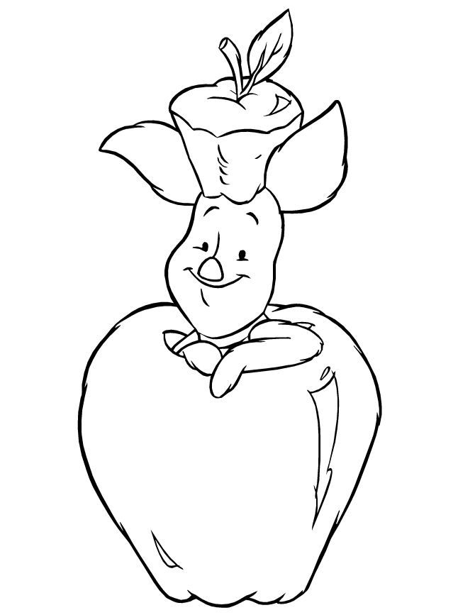 Piglet coloring pages