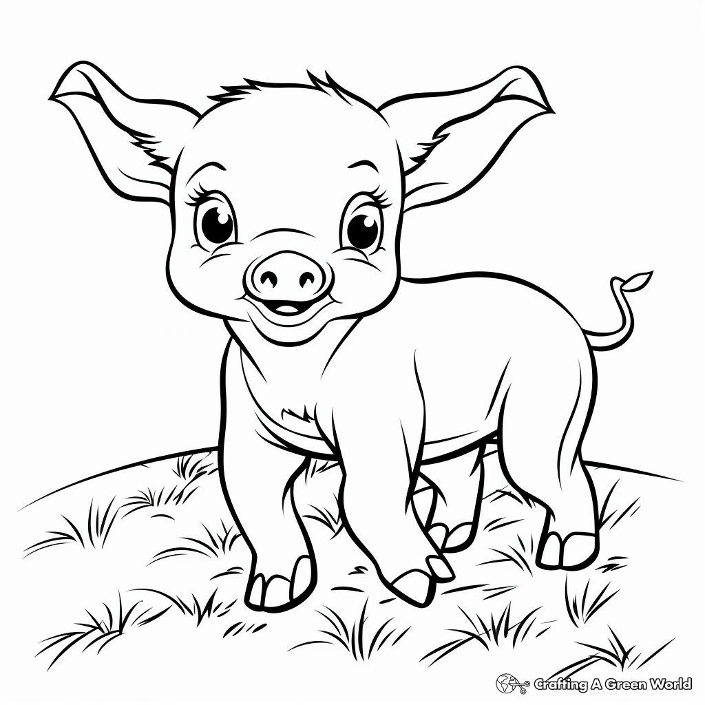 Piglet coloring pages