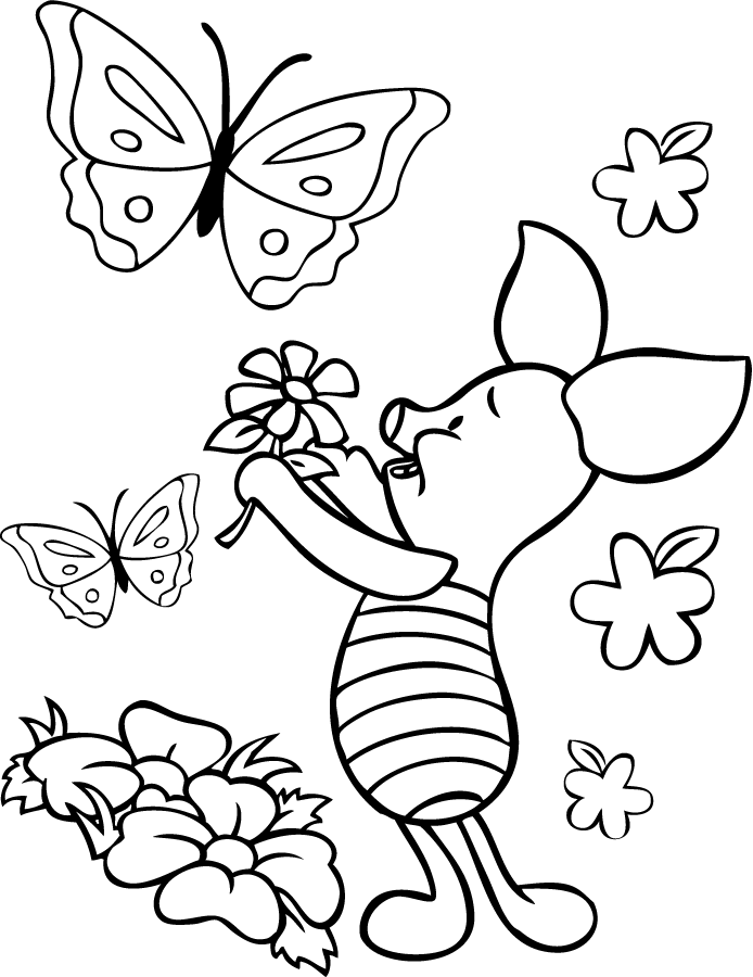 Piglet coloring pages