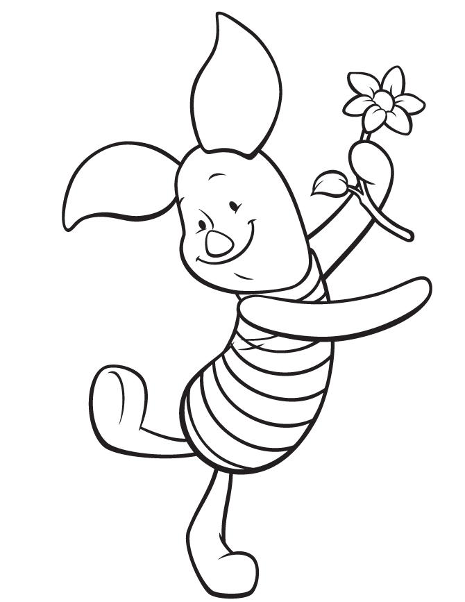 Piglet coloring pages