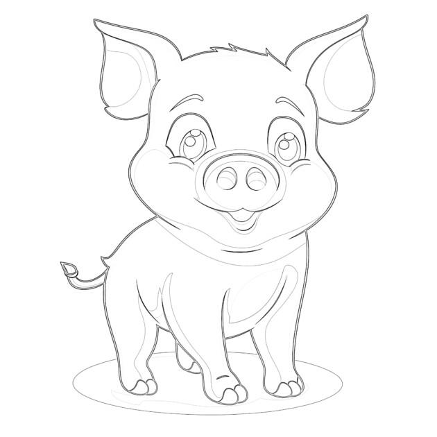 Free piglet coloring page coloring pages mimi panda