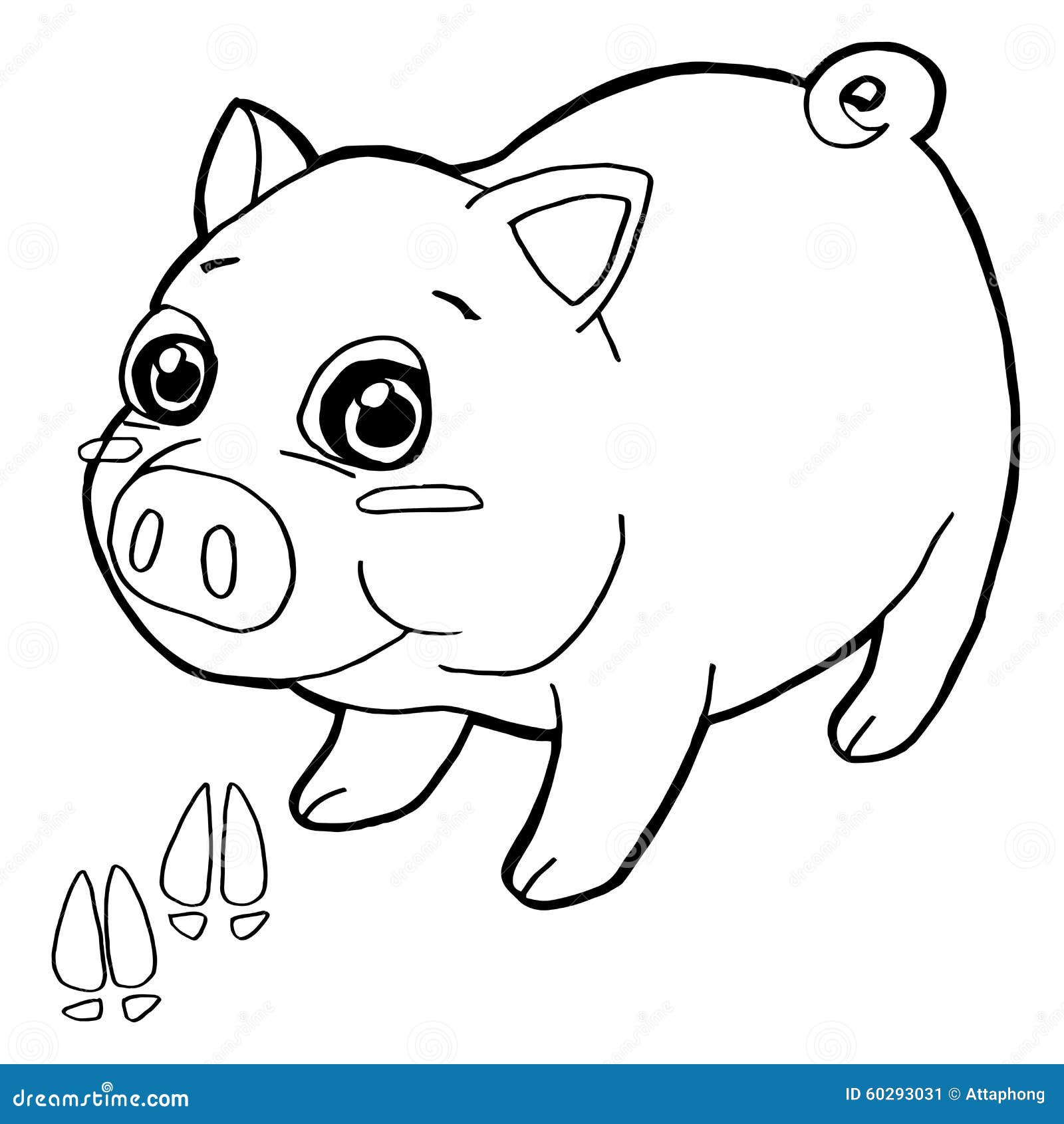 Pig coloring pages stock illustrations â pig coloring pages stock illustrations vectors clipart