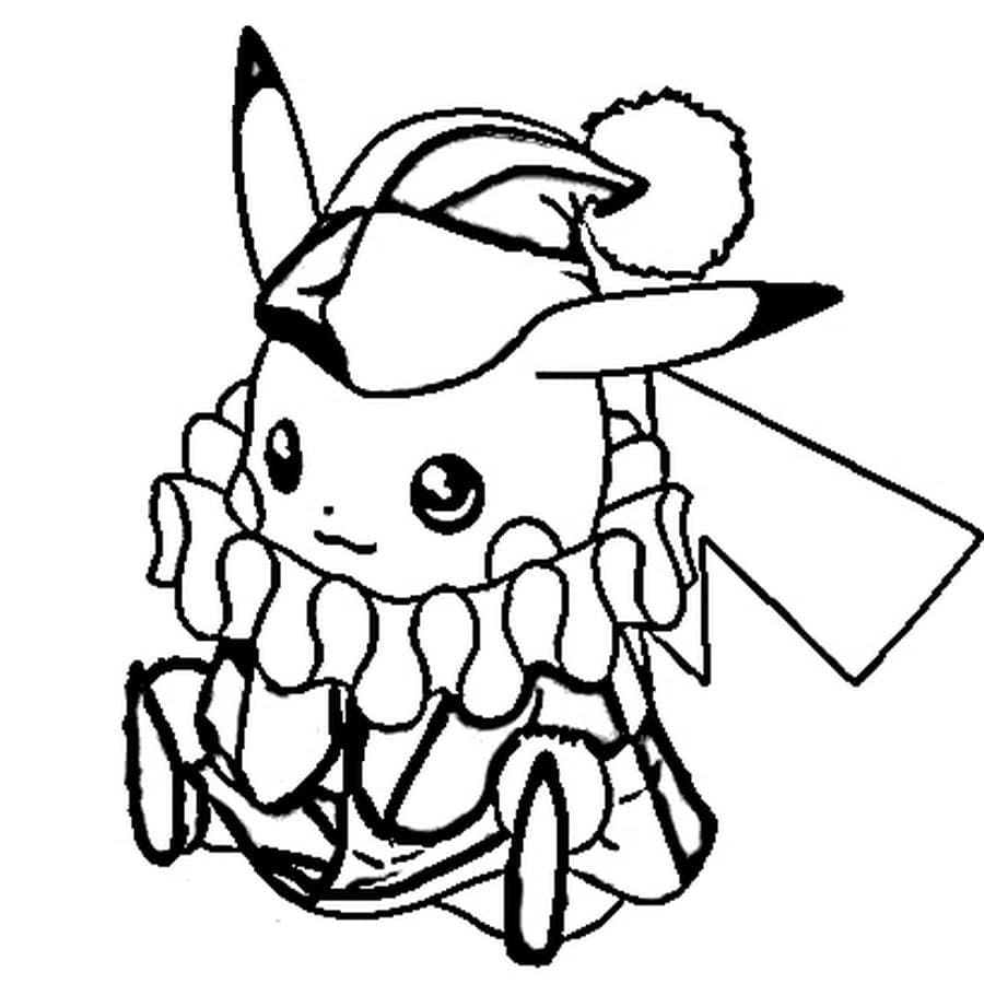 Pikachu coloring pages