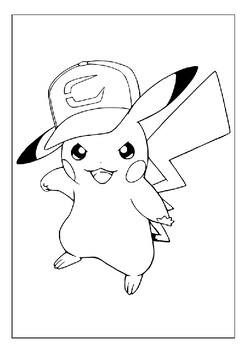 Printable pikachu coloring pages for kids spark creativity and adventure