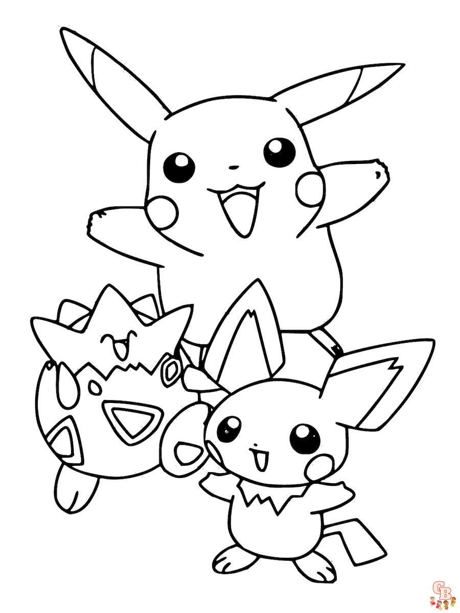 Pokemon coloring pages free printable sheets at