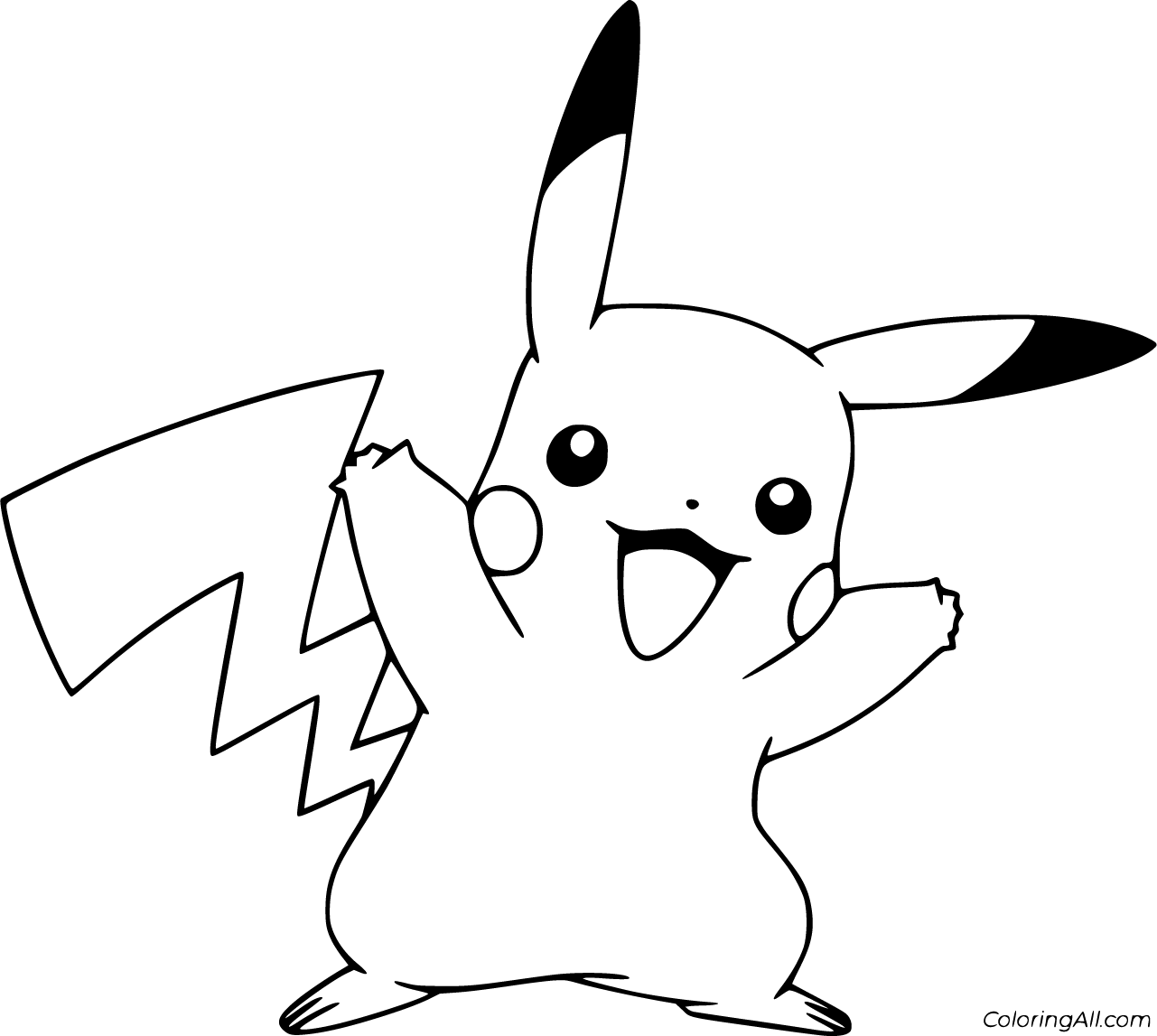 Pikachu coloring pages