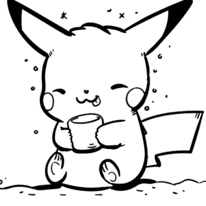 Pikachu coloring pages printable for free download