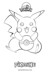 Free pokemon coloring pages printable sheets