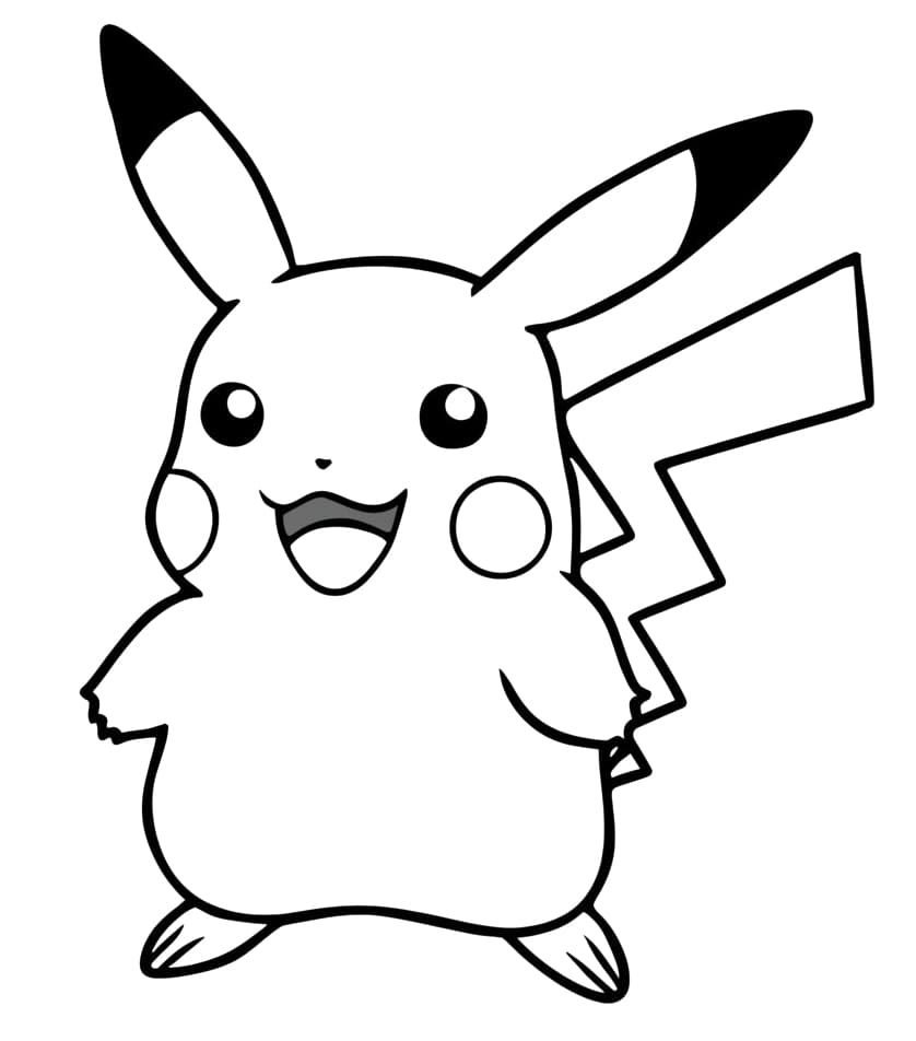 Pikachu coloring pages