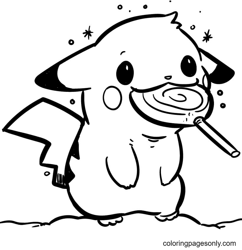 Pikachu coloring pages printable for free download