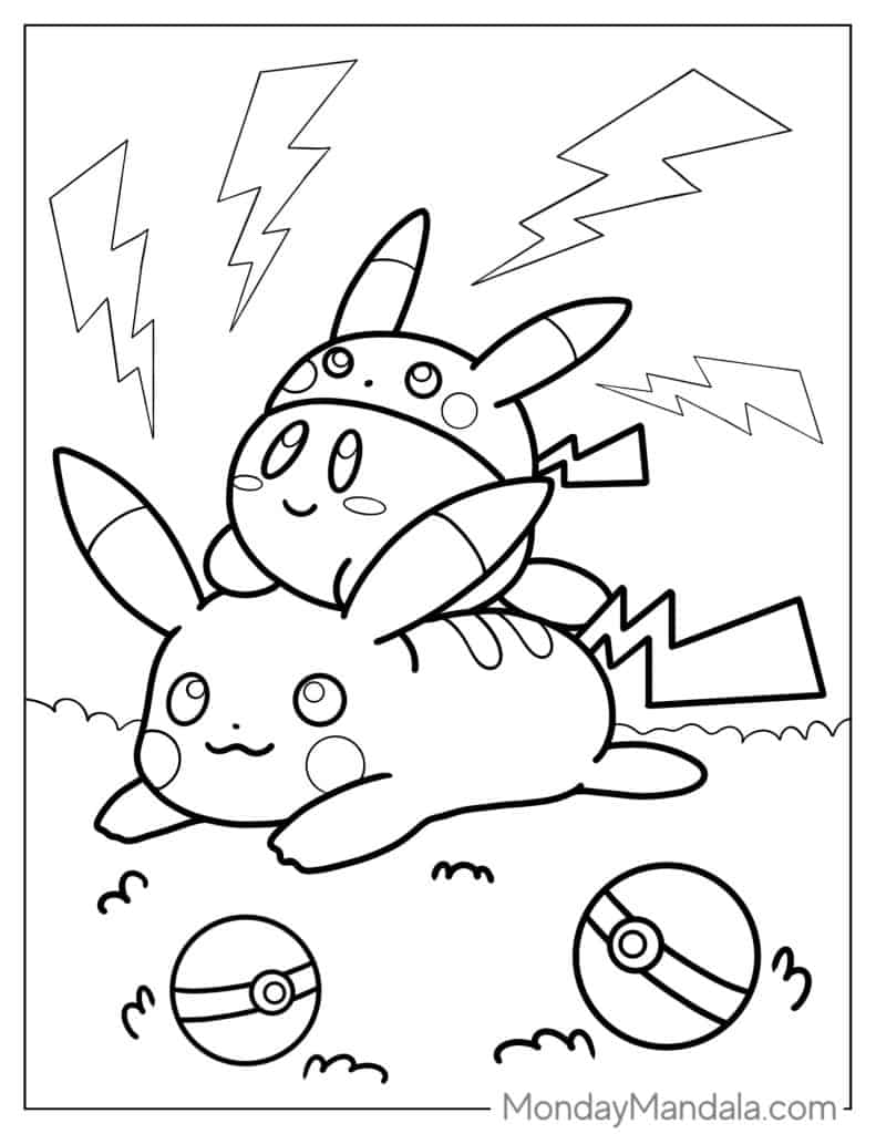 Kirby coloring pages free pdf printables