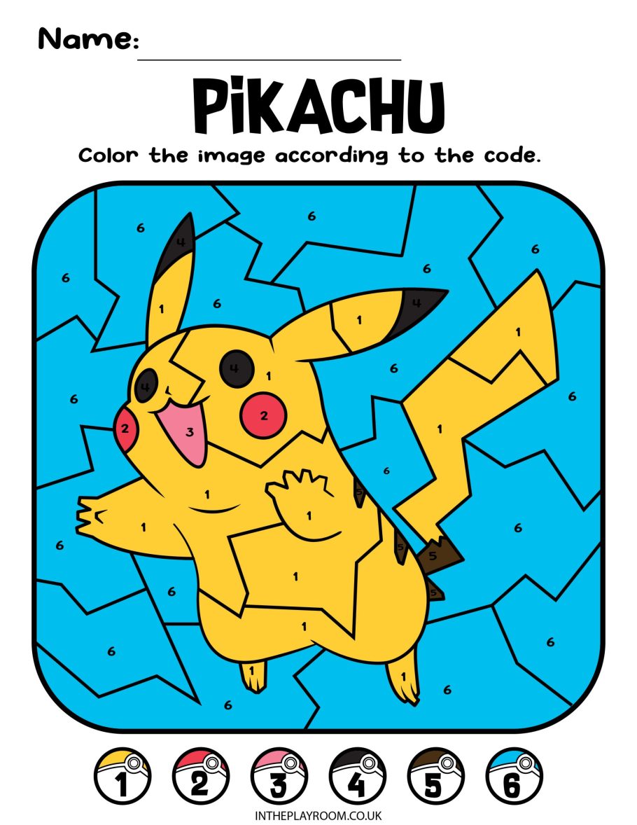 Pokemon lor by number loring pages for kids