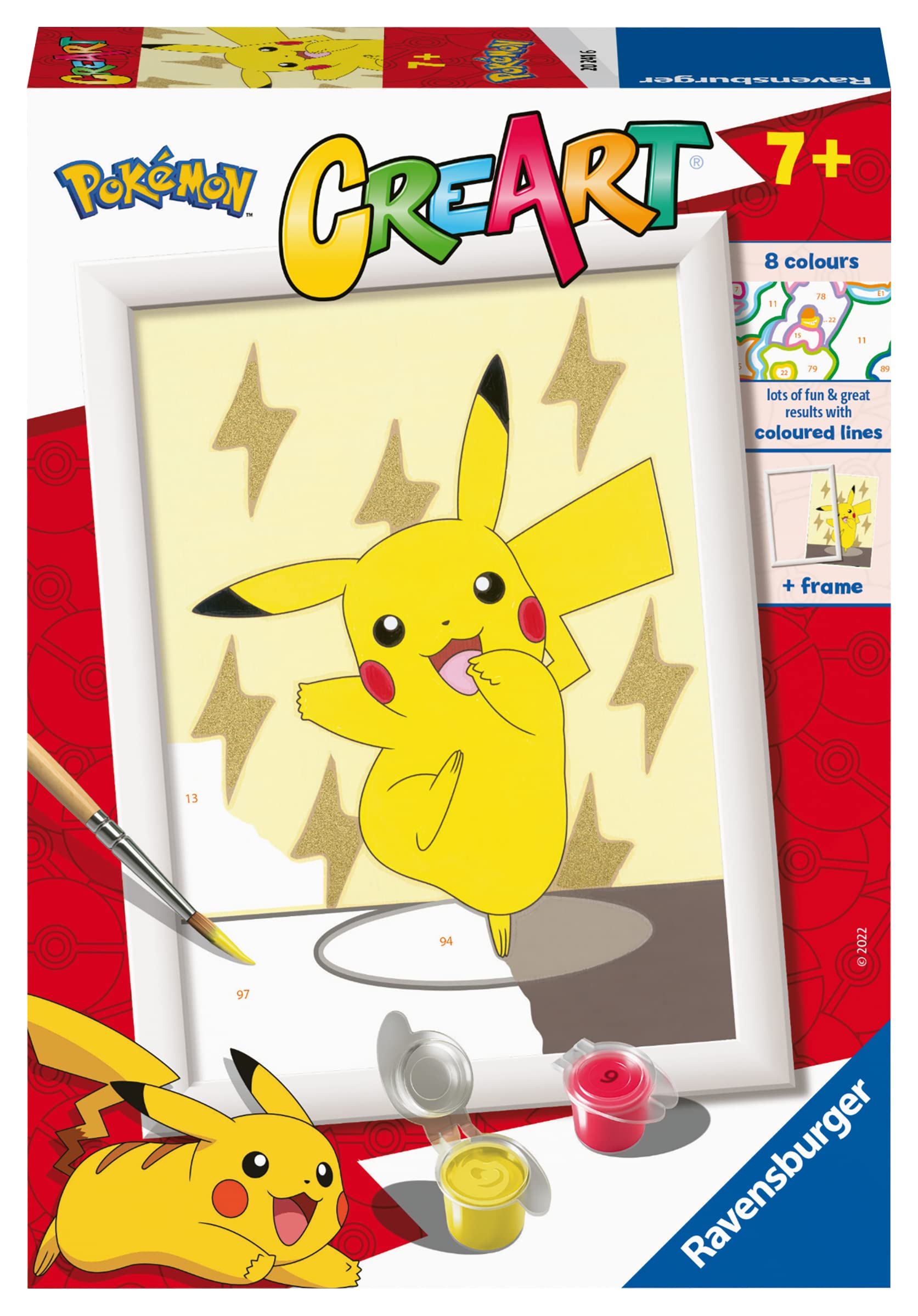 Ravensburger creart pokemon paint by numbers for children