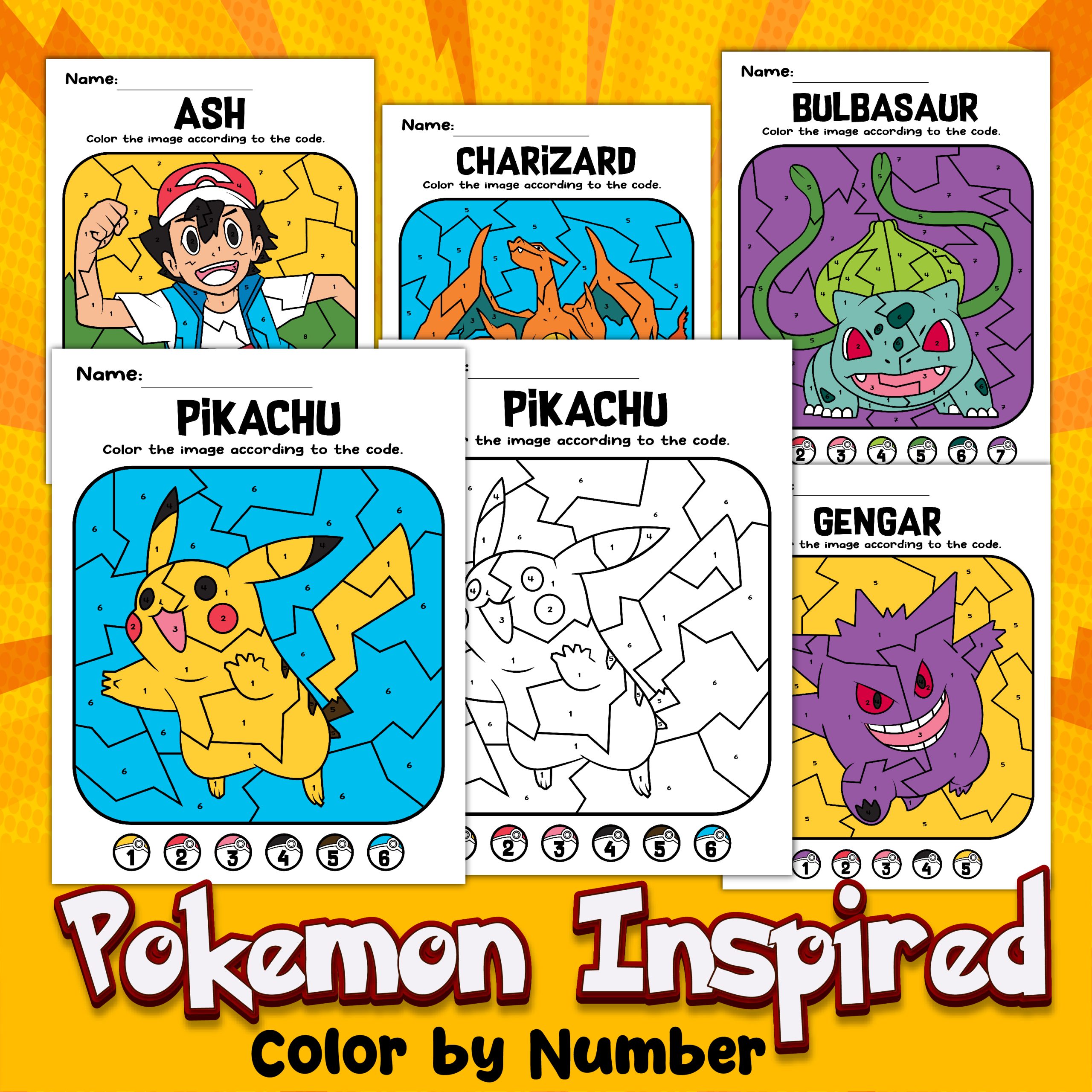 Free printable pokemon coloring pages for kids