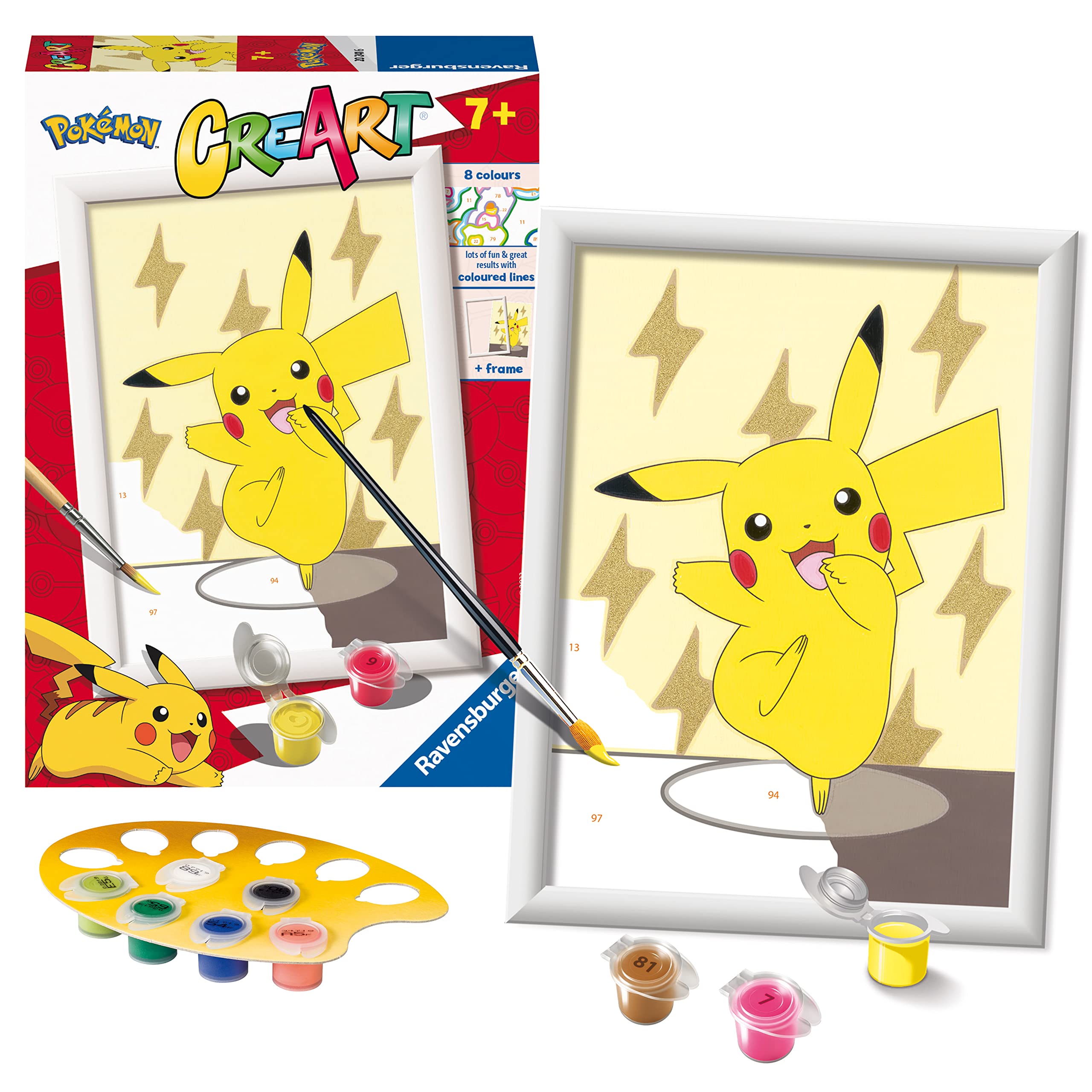 Ravensburger creart pokemon paint by numbers for children