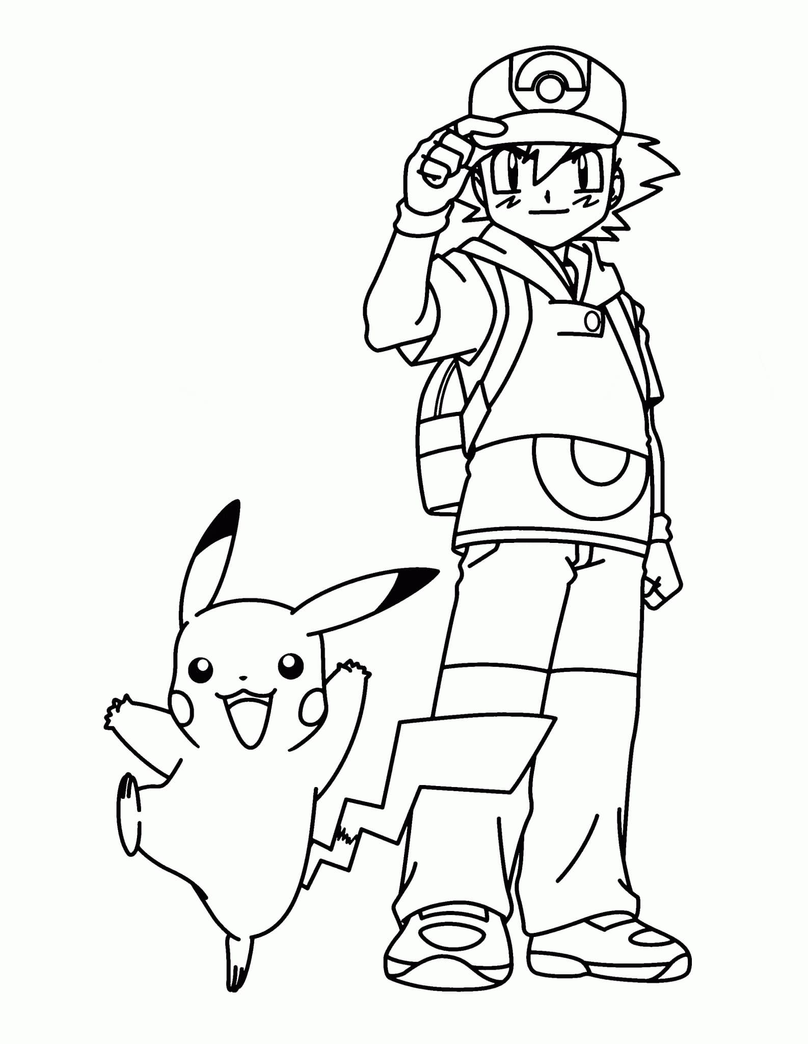 Pokemon coloring pages