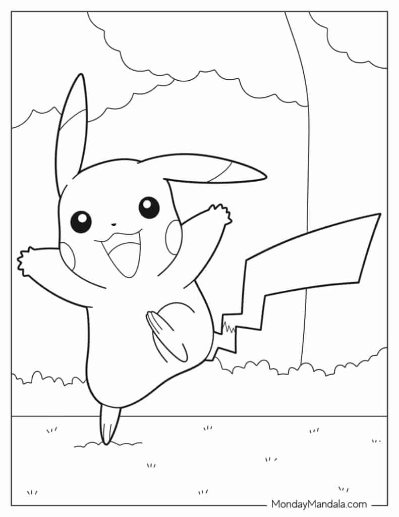 Pokemon coloring pages free pdf printables