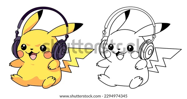 Pokemon coloring pages kids images stock photos d objects vectors