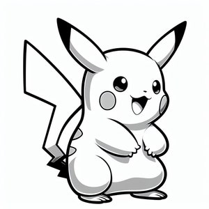 Pikachu coloring