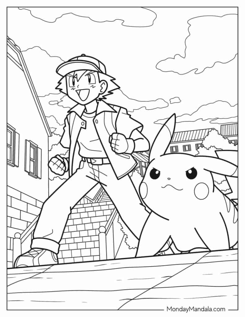 Pokemon coloring pages free pdf printables