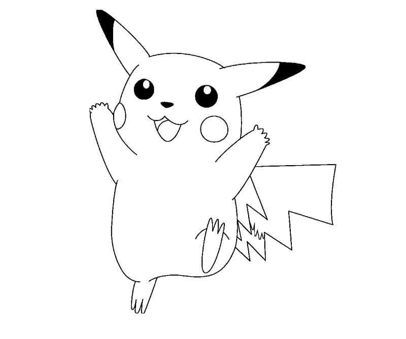 Pikachu coloring crafty teenager