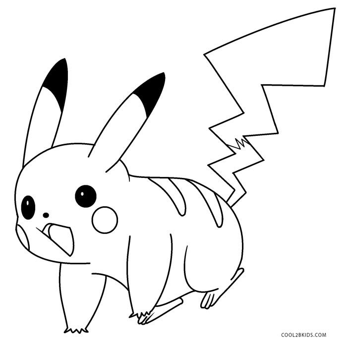 Printable pikachu coloring pages for kids coolbkids pokemon coloring pages pikachu coloring page pokemon coloring