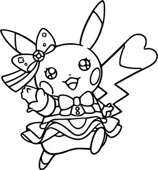 Coloring pages pikachu