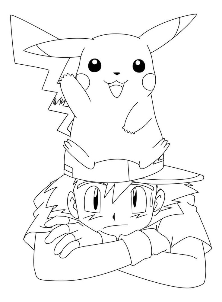 Dibujos de pikachu para colorear imprima gratis a dibujo de pikachu colorear pokemon dibujos para colorear pokemon