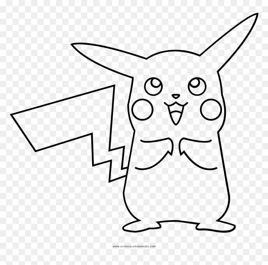 Pikachu coloring page