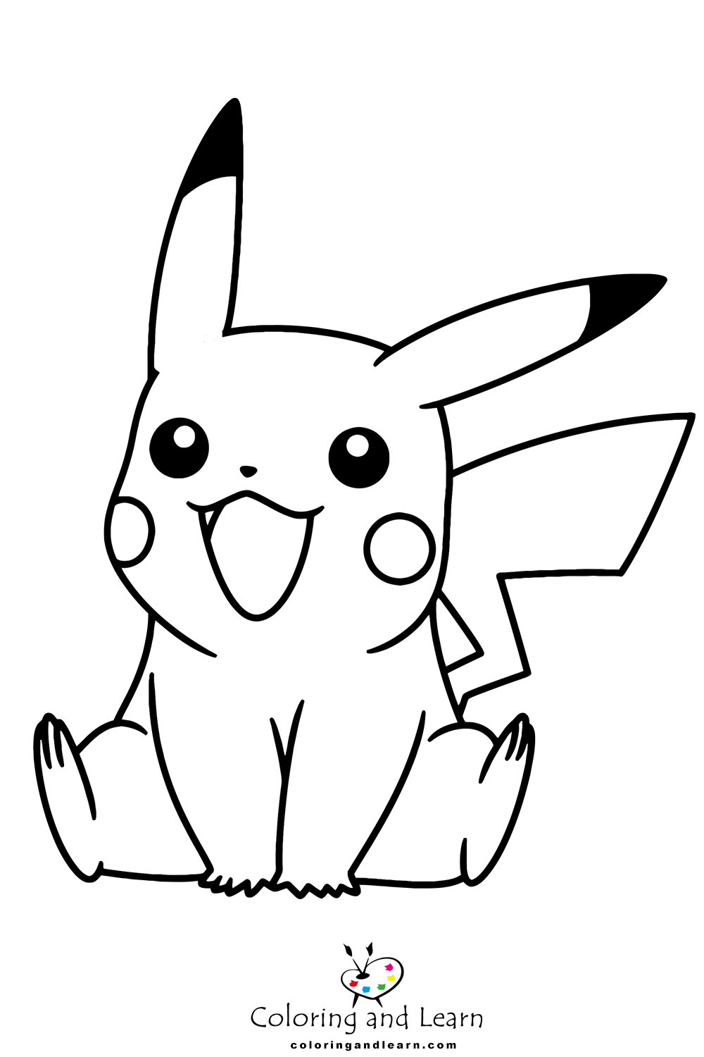 Pikachu coloring pages