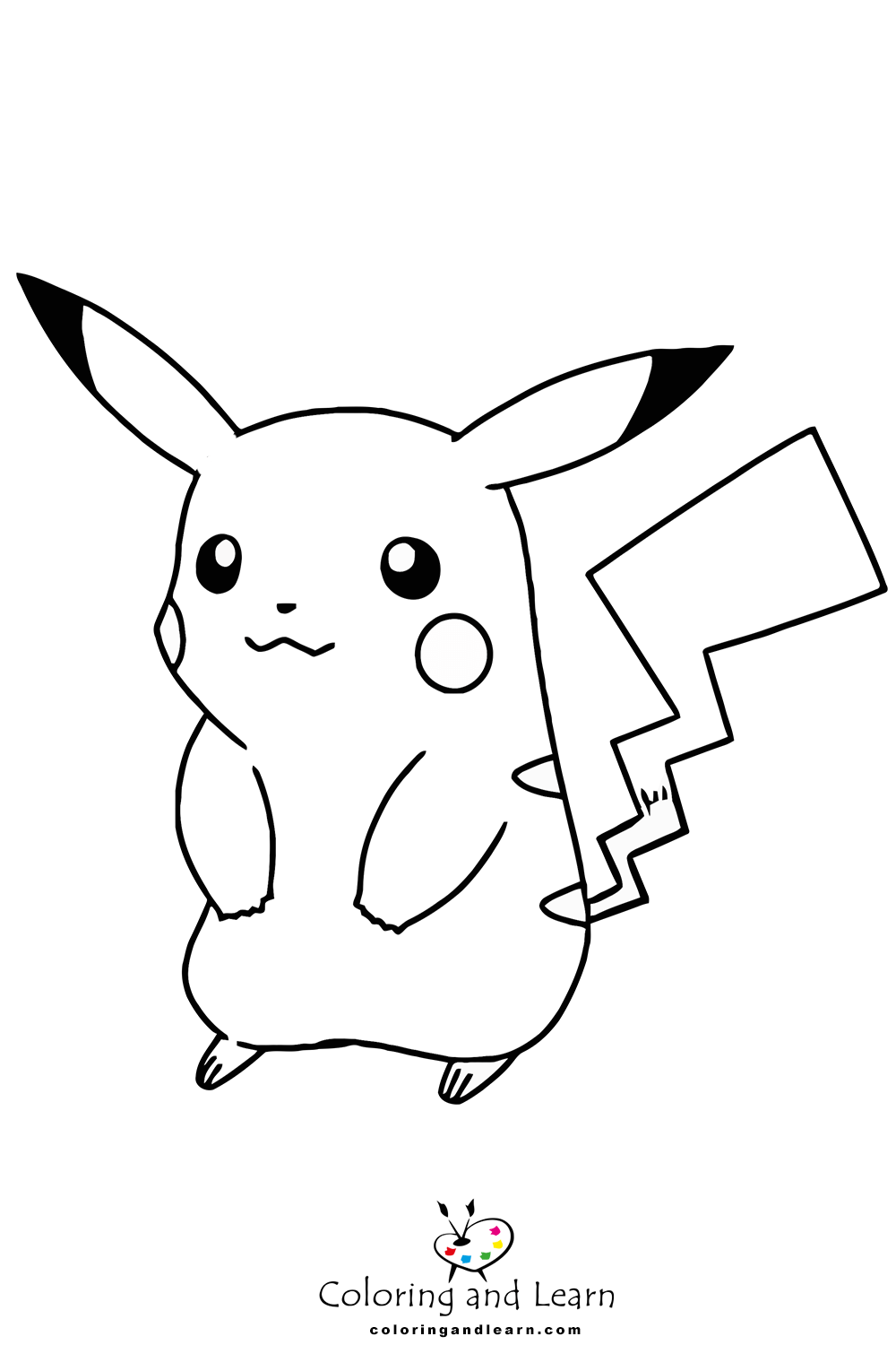 Pikachu coloring pages