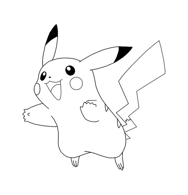 Free pikachu template by behindclosedeyes on