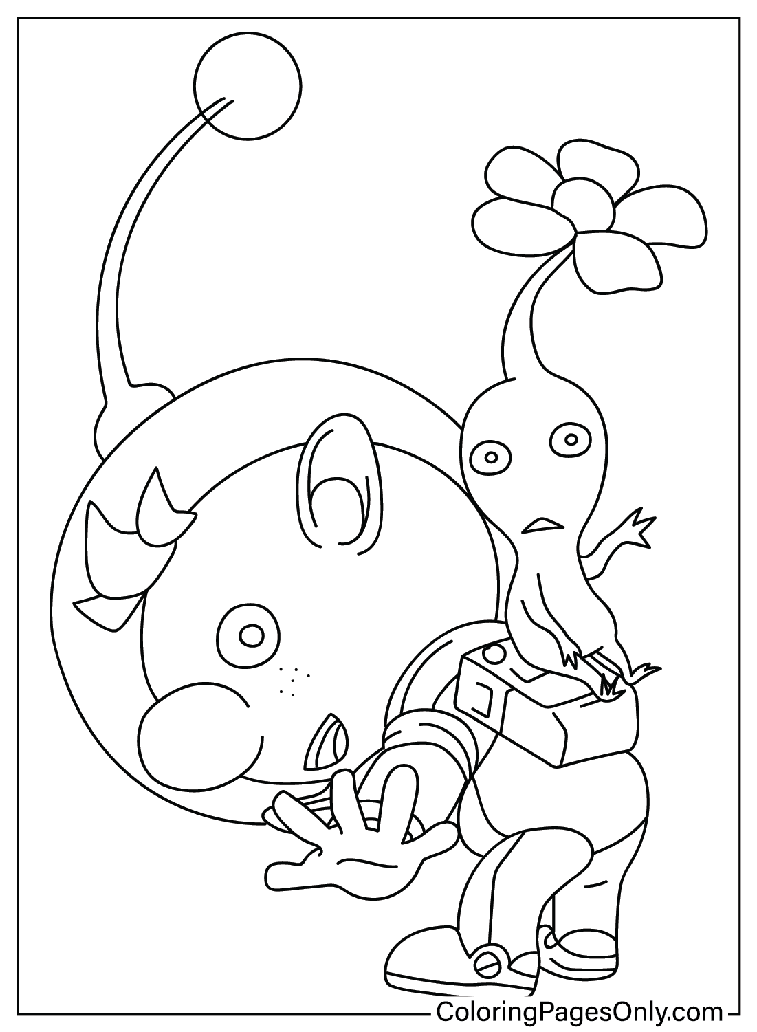 Coloring pages only on x ready to embark on a pikmin coloring adventure ðð httpstcozvdszcfip pikmin game coloringpagesonly coloringpages coloringbook art fanart sketch drawing draw coloring usa trend trending trendingnow