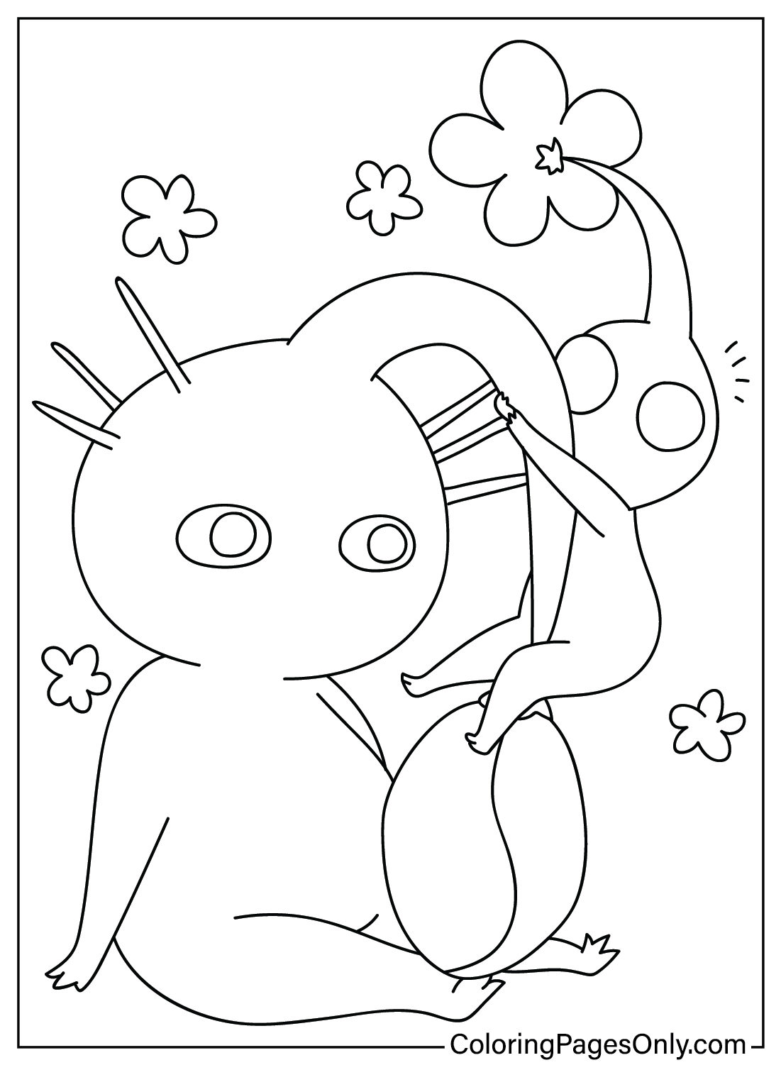 Coloring pages only on x ready to embark on a pikmin coloring adventure ðð httpstcozvdszcfip pikmin game coloringpagesonly coloringpages coloringbook art fanart sketch drawing draw coloring usa trend trending trendingnow