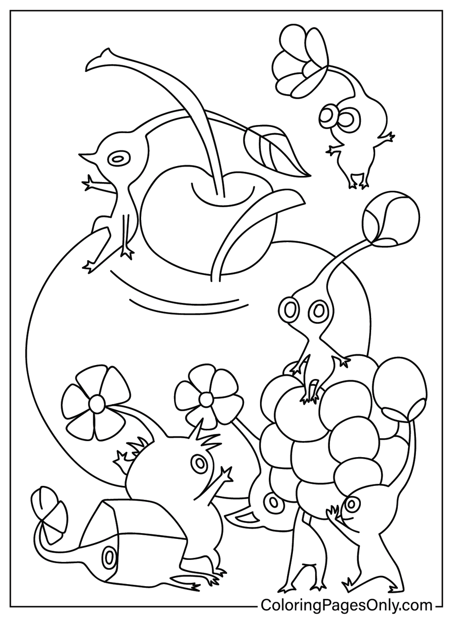 Coloring pages only on x ready to embark on a pikmin coloring adventure ðð httpstcozvdszcfip pikmin game coloringpagesonly coloringpages coloringbook art fanart sketch drawing draw coloring usa trend trending trendingnow