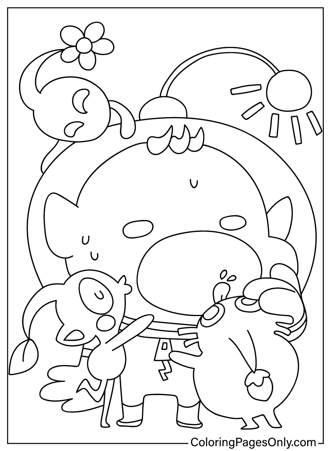 Coloring pages only on x ready to embark on a pikmin coloring adventure ðð httpstcozvdszcfip pikmin game coloringpagesonly coloringpages coloringbook art fanart sketch drawing draw coloring usa trend trending trendingnow