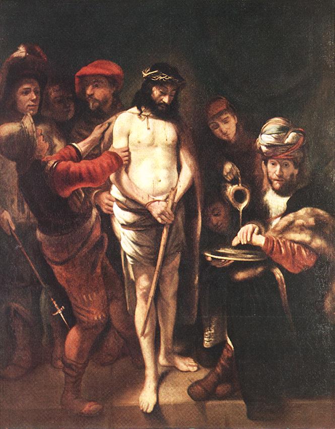 Christ before pilate by maes nicolaes