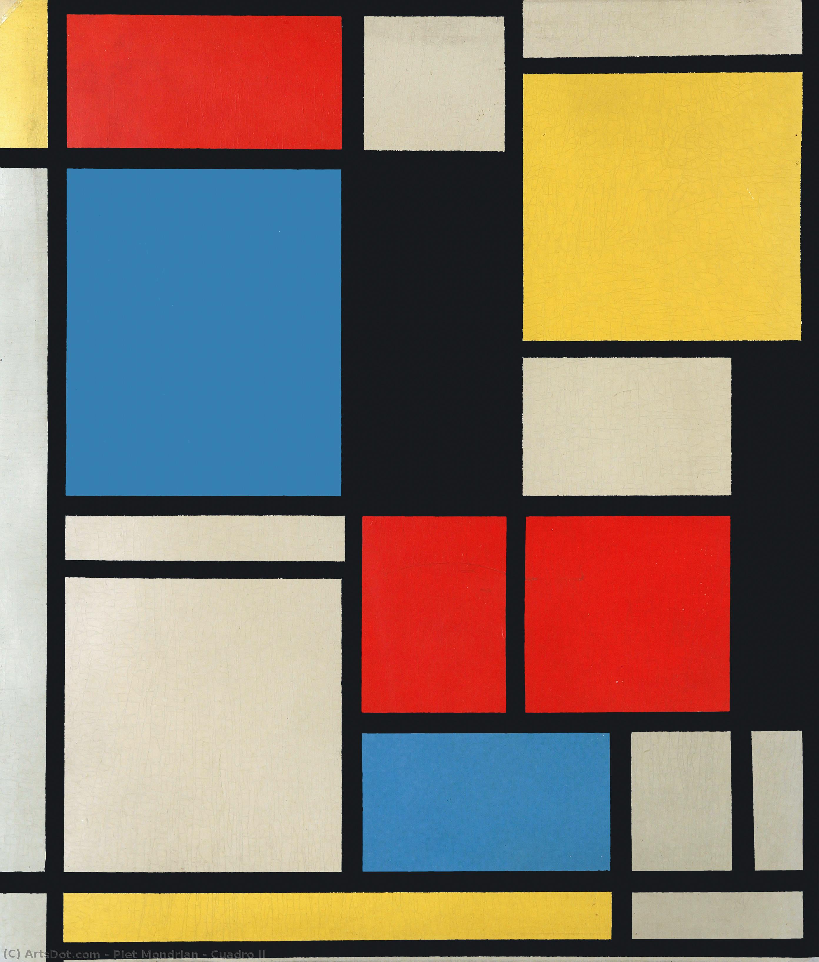 Art reproductions cuadro ii by piet mondrian