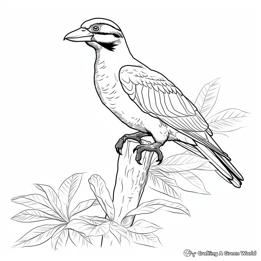 Woodpecker coloring pages