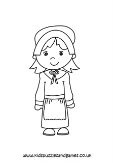 Pilgrim girl louring