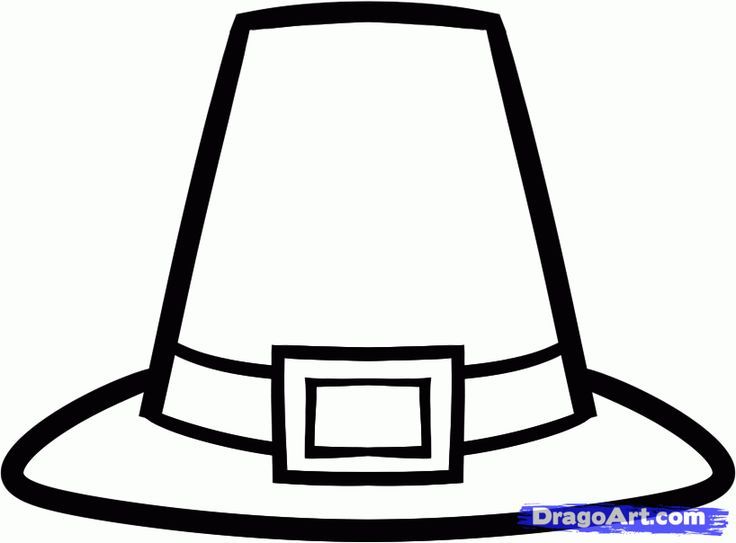 Pilgrim hat pilgrim hat thanksgiving drawings pilgrim crafts preschool