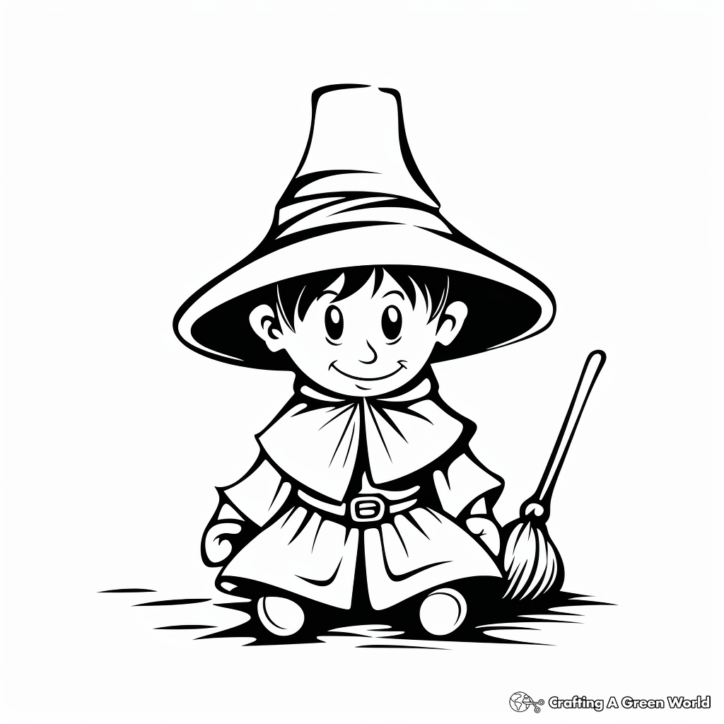 Pilgrim coloring pages