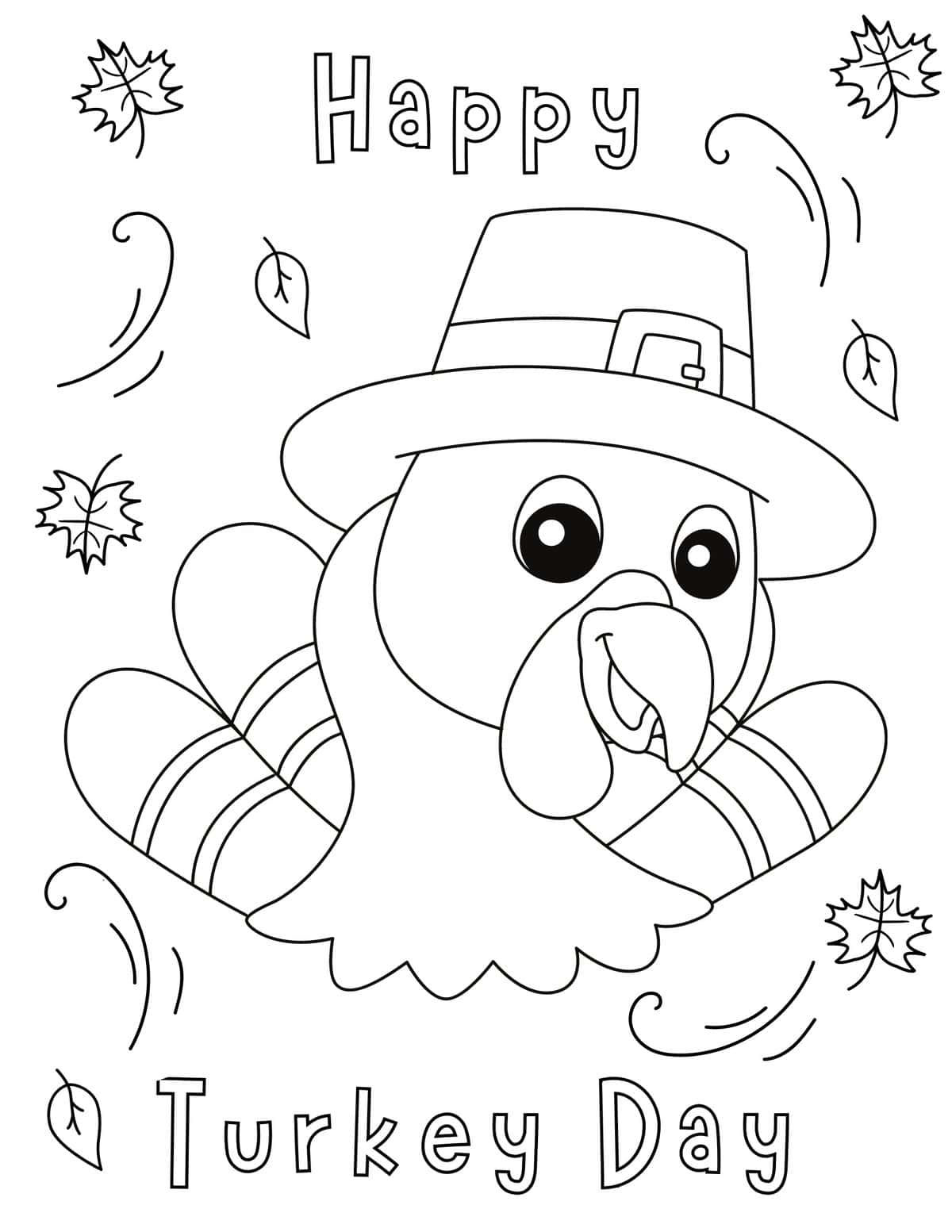 Free thanksgiving coloring pages for kids and adults