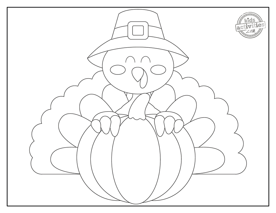 Free printable thanksgiving turkey coloring pages kids activities blog